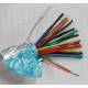 Belden Computer Cable White 1ft 24/12.5P Shield Twist Pair FEP EIA RS-232 82512